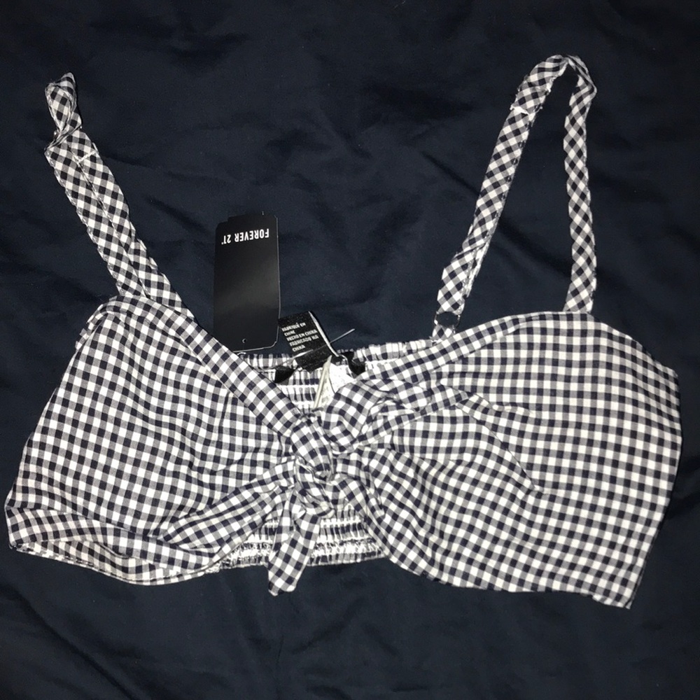 Forever 21 Cropped Bandeau Top